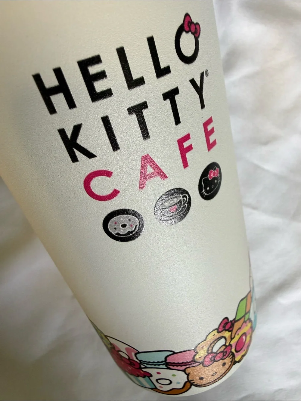 Hello Kitty Cafe Exclusuve Stainless Steel Bottle Tumbler, New in Box